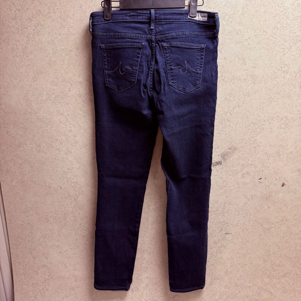 AG Adriano Goldschmied 27R Women Blue Stilt Cigarette Leg Slim Fit Designer Jean - Picture 13 of 13
